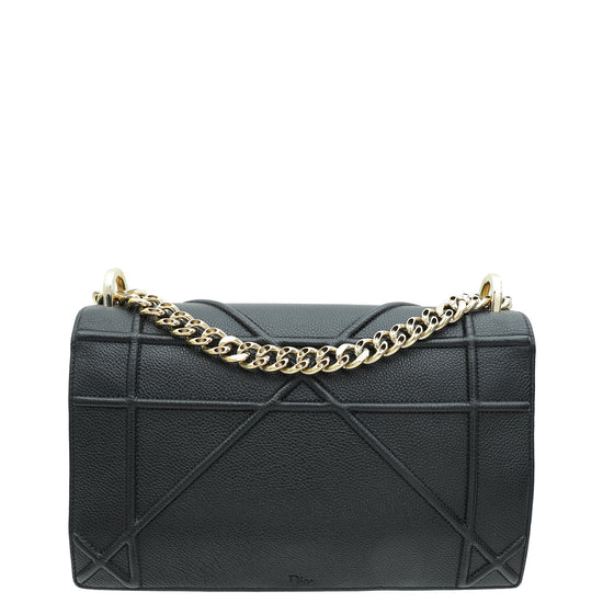 Christian Dior Black Diorama Medium Bag