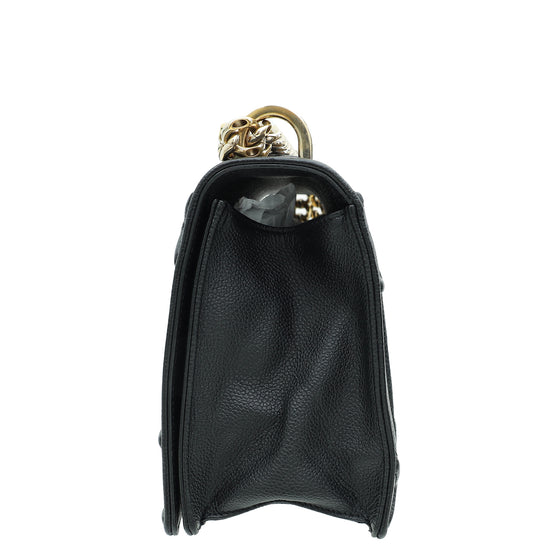 Christian Dior Black Diorama Medium Bag