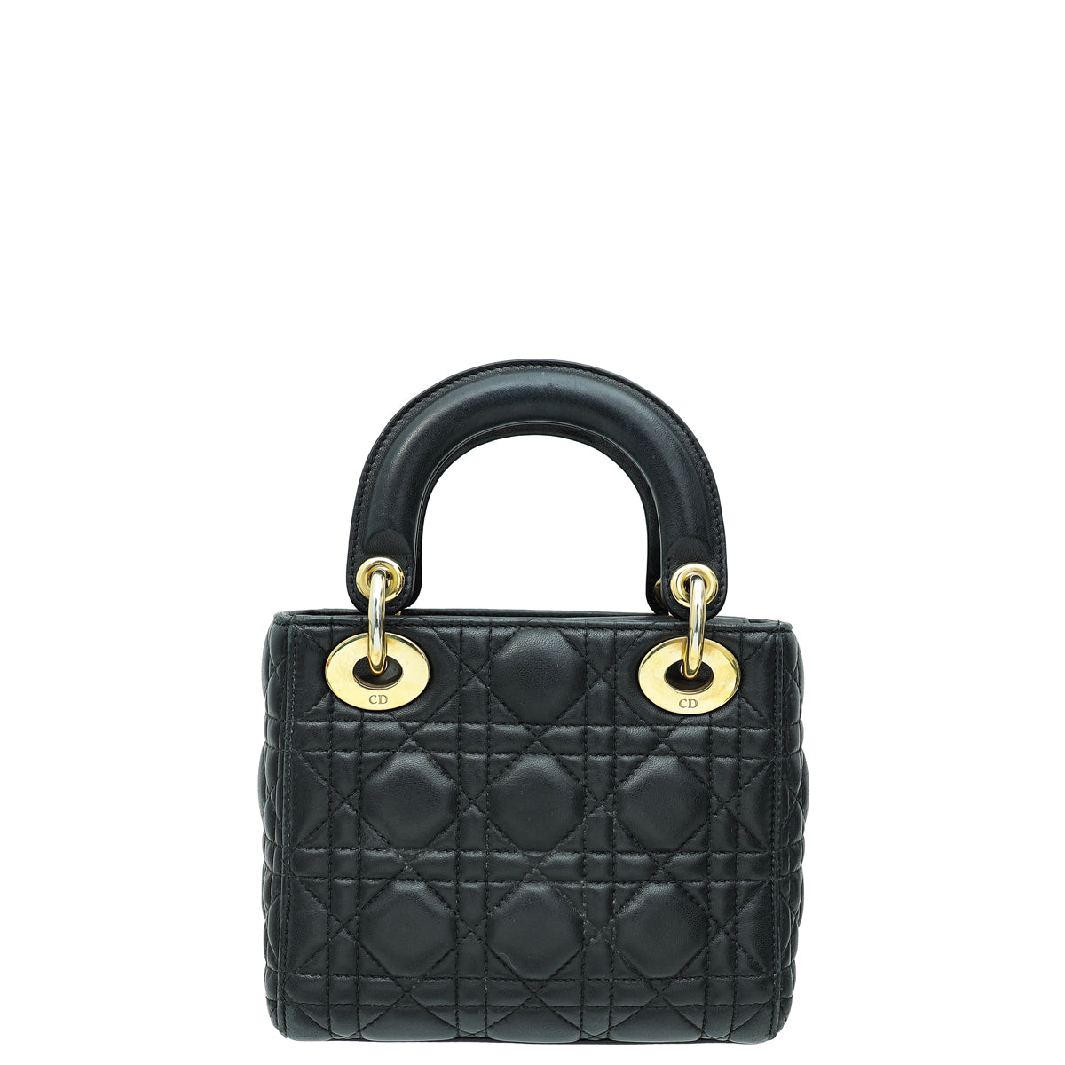 Christian Dior Black Lady Dior Mini Strap Bag-Christian Dior-THE CLOSET