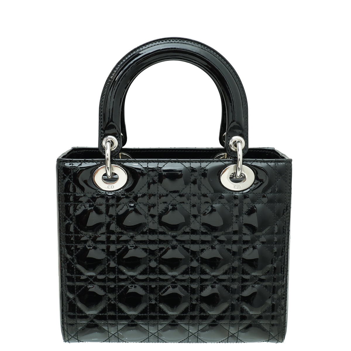 Christian Dior Black Lady Dior Medium Bag