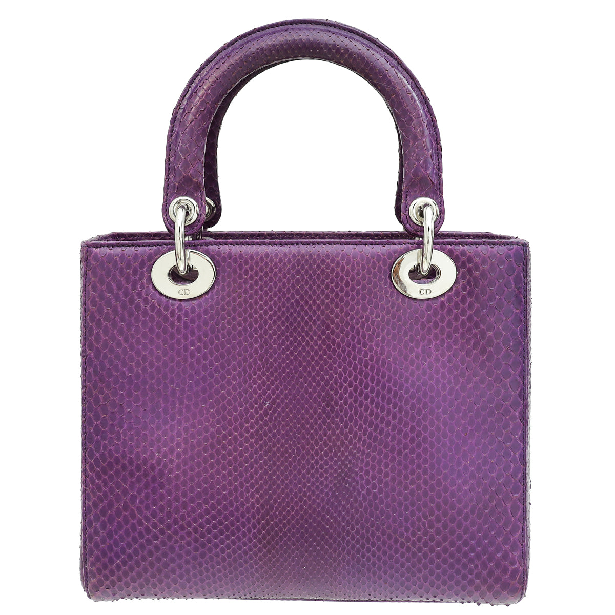 Christian Dior Violet Python Lady Dior Medium Bag-Christian Dior-THE CLOSET