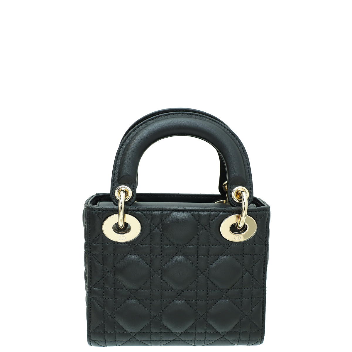 Christian Dior Black Lady Dior Mini Chain Bag-Christian Dior-THE CLOSET