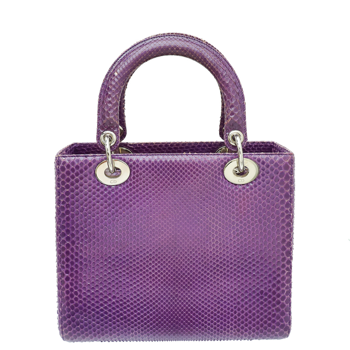 Christian Dior Violet Python Lady Dior Medium Bag-Christian Dior-THE CLOSET