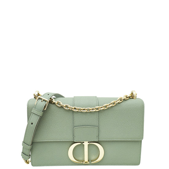 Christian Dior Grey 30 Montaigne Chain Shoulder Bag