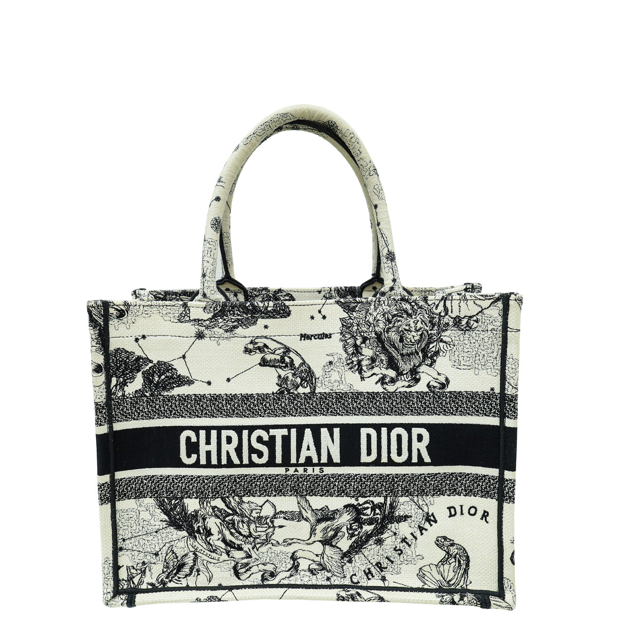 Christian Dior Bicolor Book Tote Zodiac Medium Bag-Christian Dior-THE CLOSET