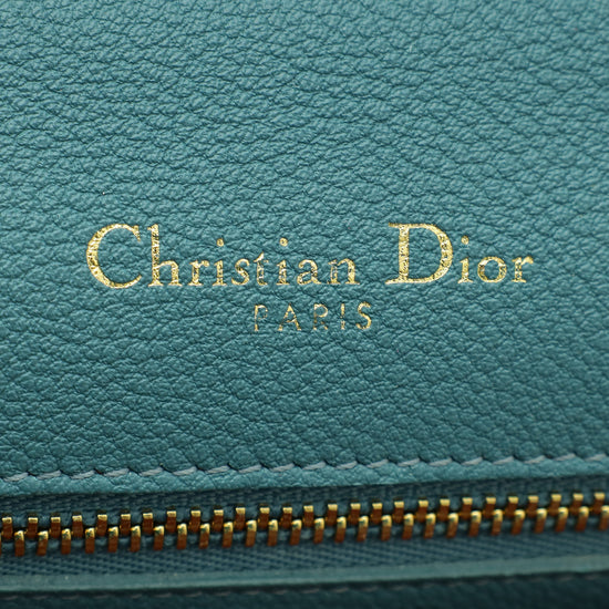 Christian Dior Blue Grey Diorama Medium Bag