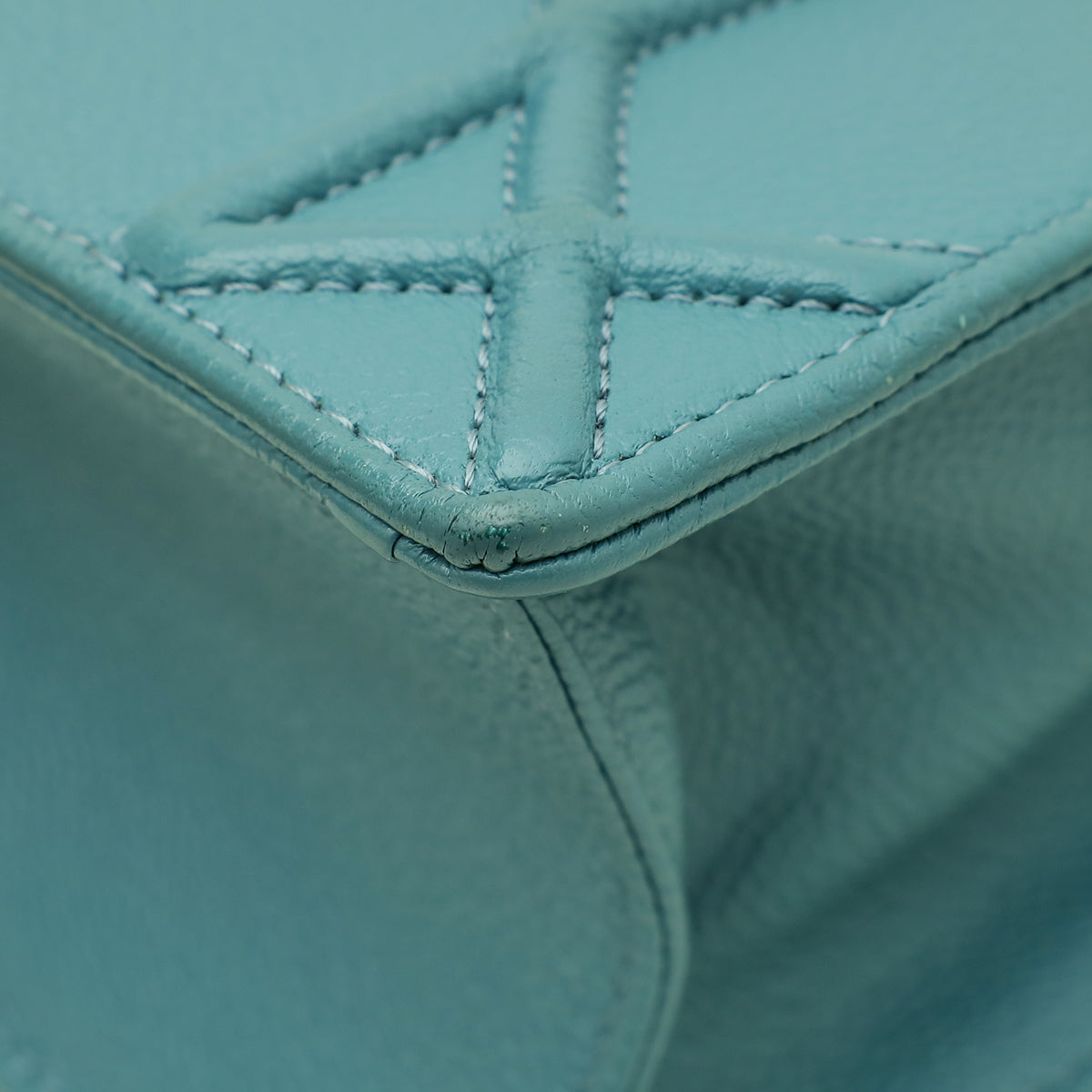 Christian Dior Blue Grey Diorama Medium Bag