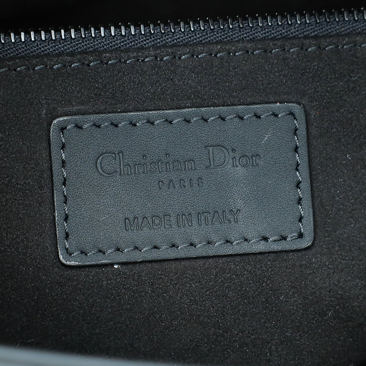 Christian Dior So Black Matte Lady Dior Medium Bag