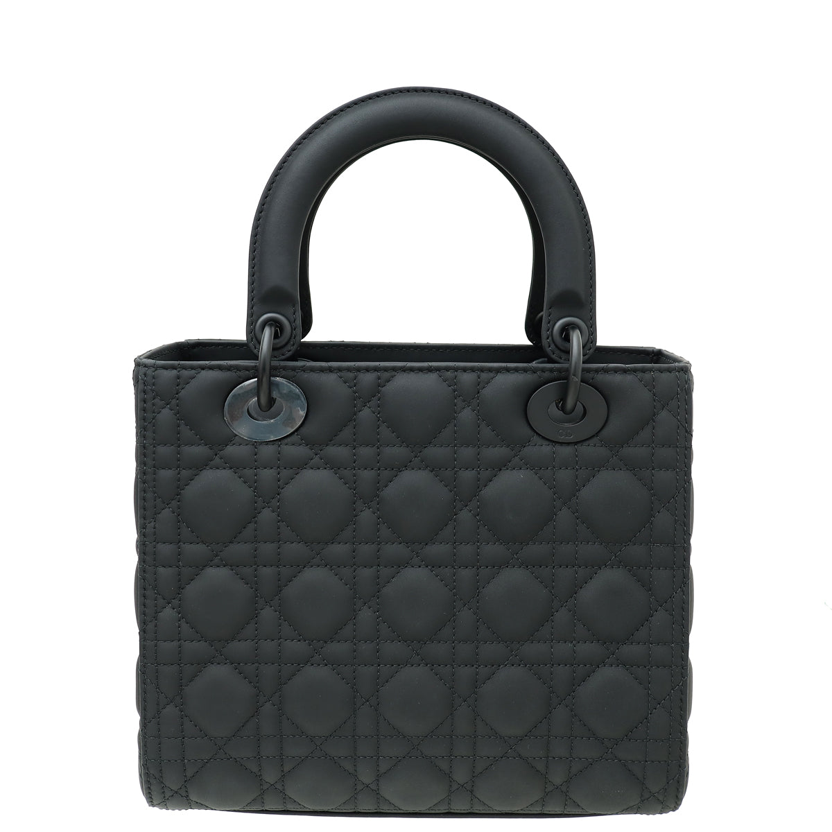 Christian Dior So Black Matte Lady Dior Medium Bag-Christian Dior-THE CLOSET
