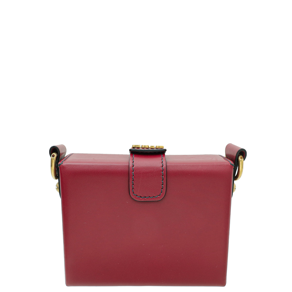 Christian Dior Burgundy Dioraddict Lockbox Bag-Christian Dior-THE CLOSET