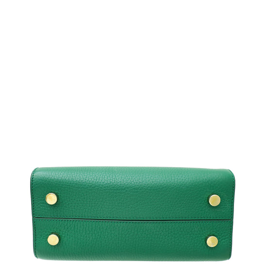 Christian Dior Green Diorever Mini Top Handle Bag