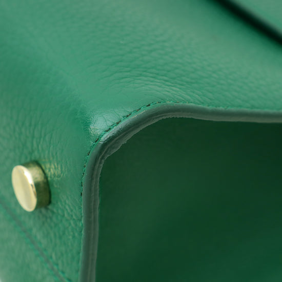 Christian Dior Green Diorever Mini Top Handle Bag