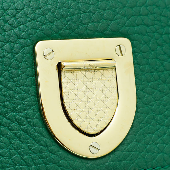 Christian Dior Green Diorever Mini Top Handle Bag