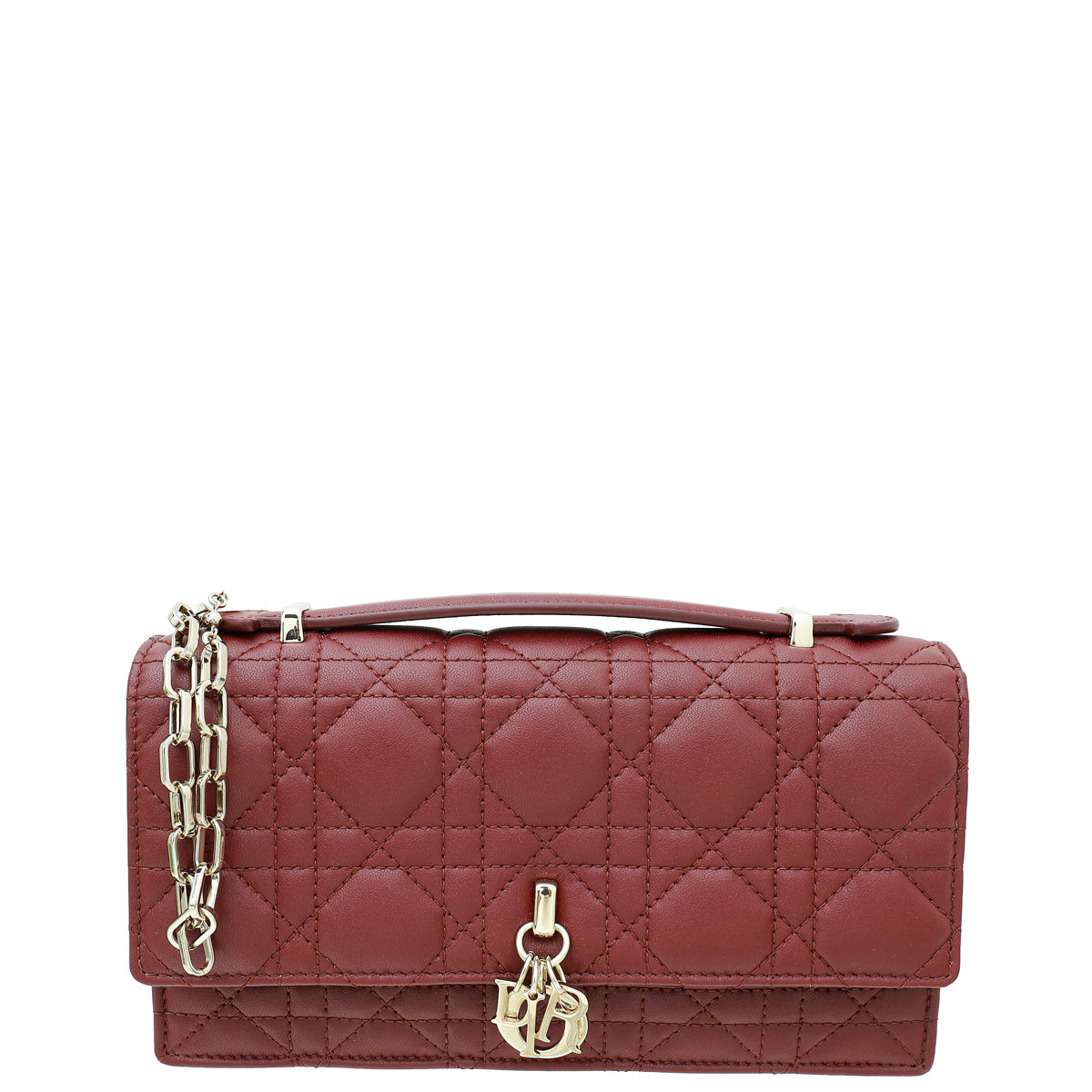 Christian Dior Burgundy My Dior Quilted Mini Bag-Christian Dior-THE CLOSET