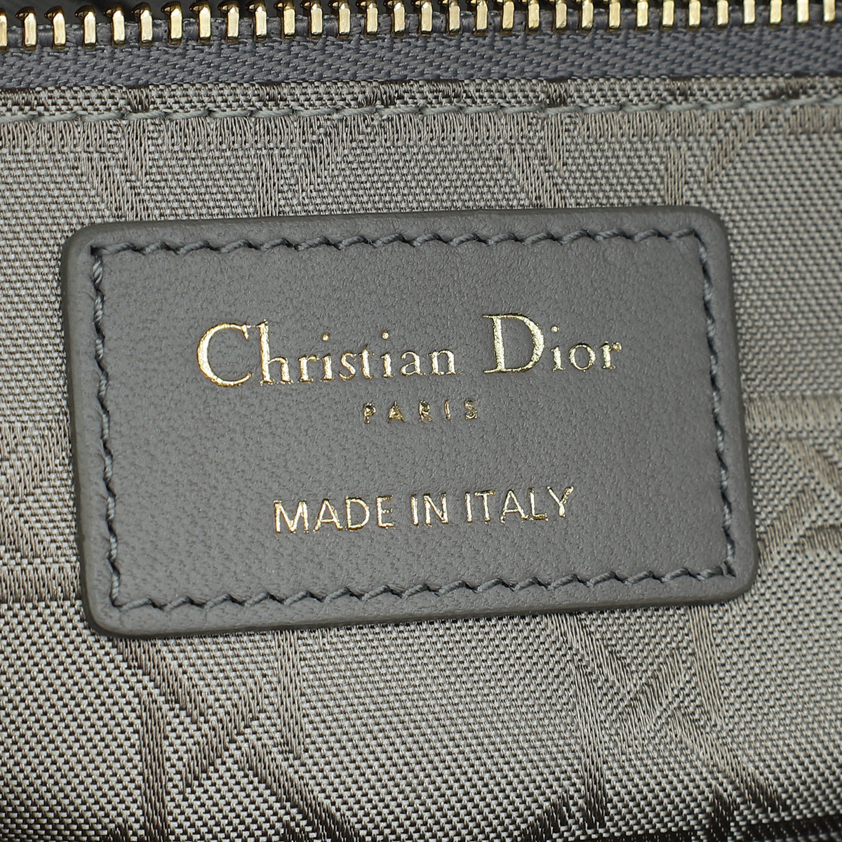 Christian Dior Grey Lady Dior My ABCDior Small Bag-Christian Dior-THE CLOSET