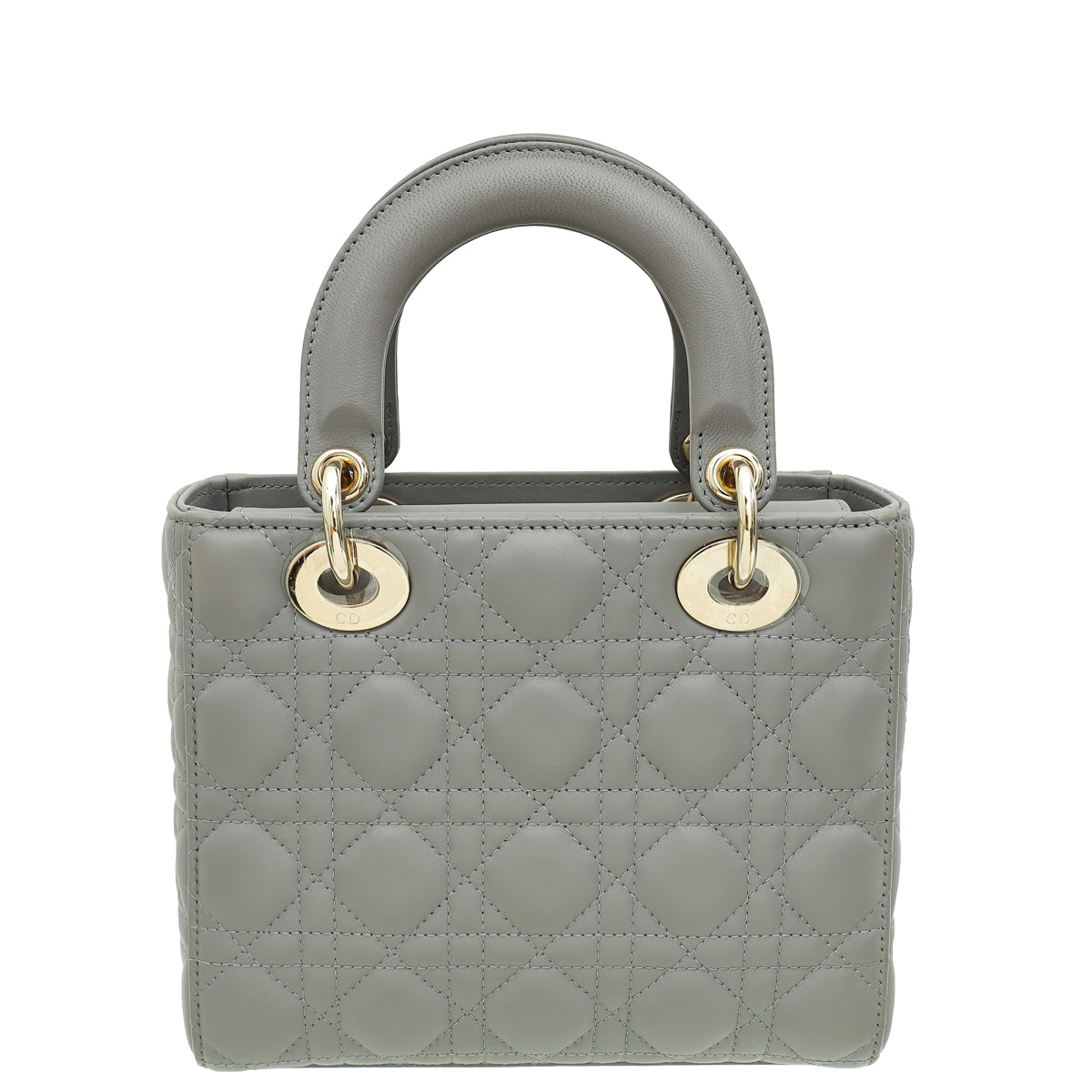 Christian Dior Grey Lady Dior My ABCDior Small Bag-Christian Dior-THE CLOSET