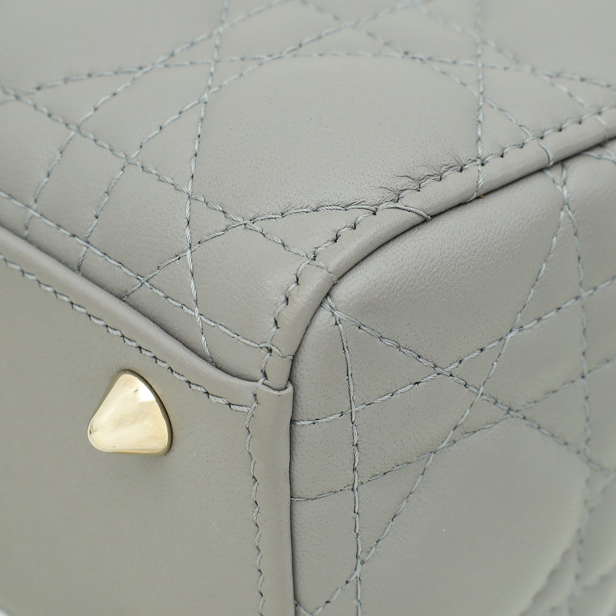 Christian Dior Grey Lady Dior My ABCDior Small Bag-Christian Dior-THE CLOSET