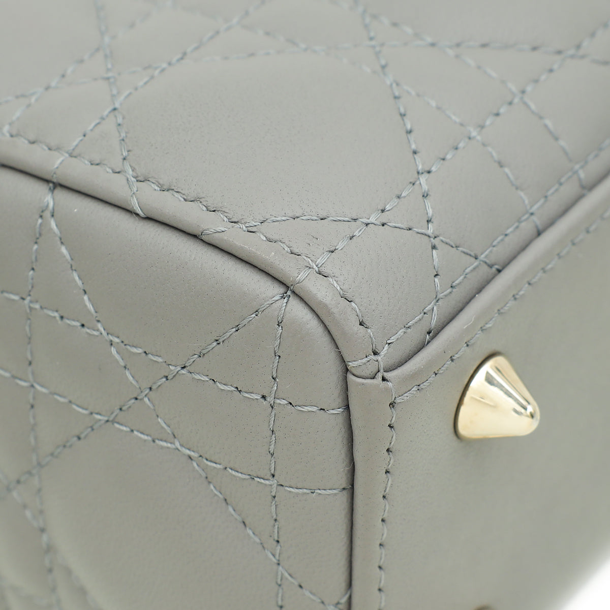 Christian Dior Grey Lady Dior My ABCDior Small Bag-Christian Dior-THE CLOSET