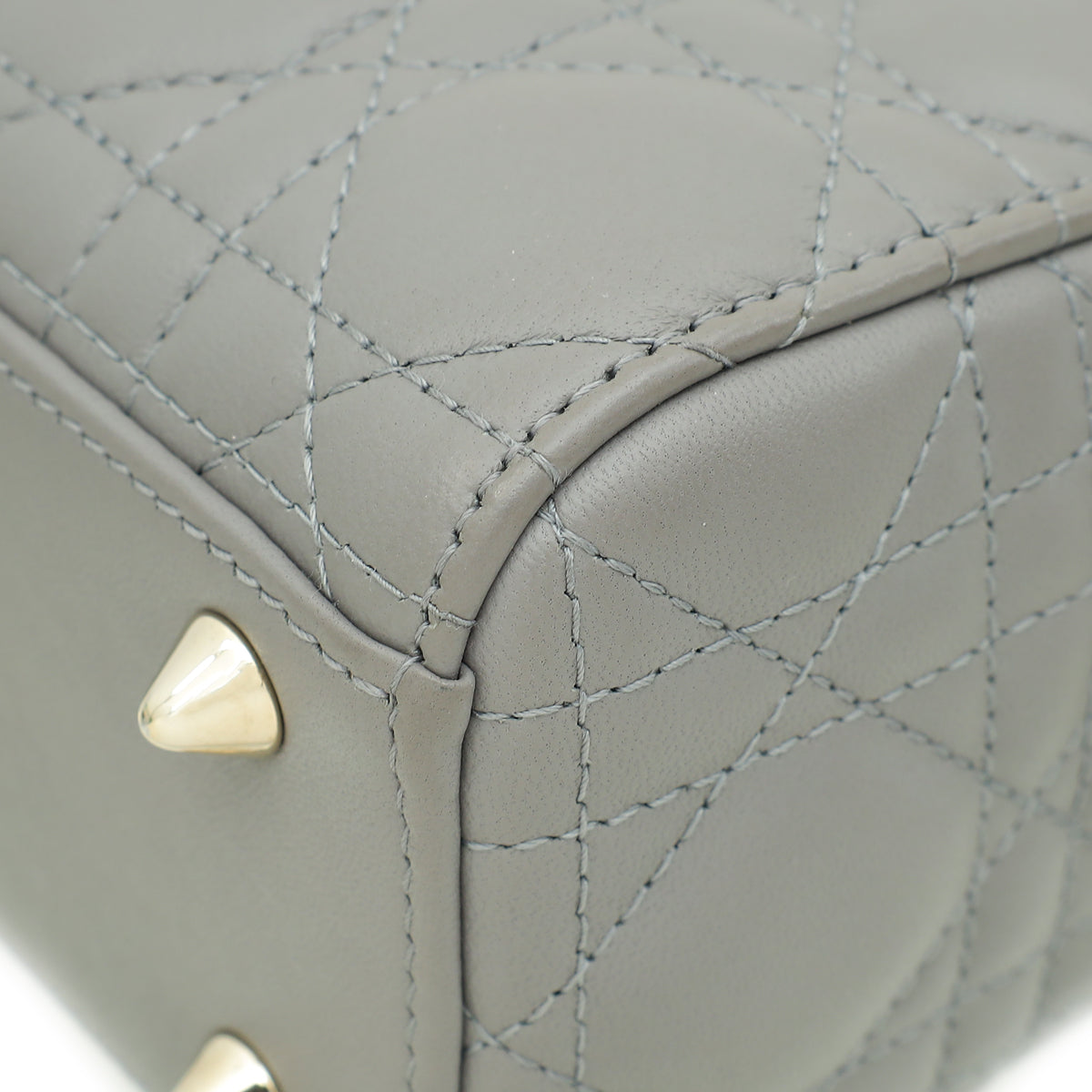 Christian Dior Grey Lady Dior My ABCDior Small Bag-Christian Dior-THE CLOSET