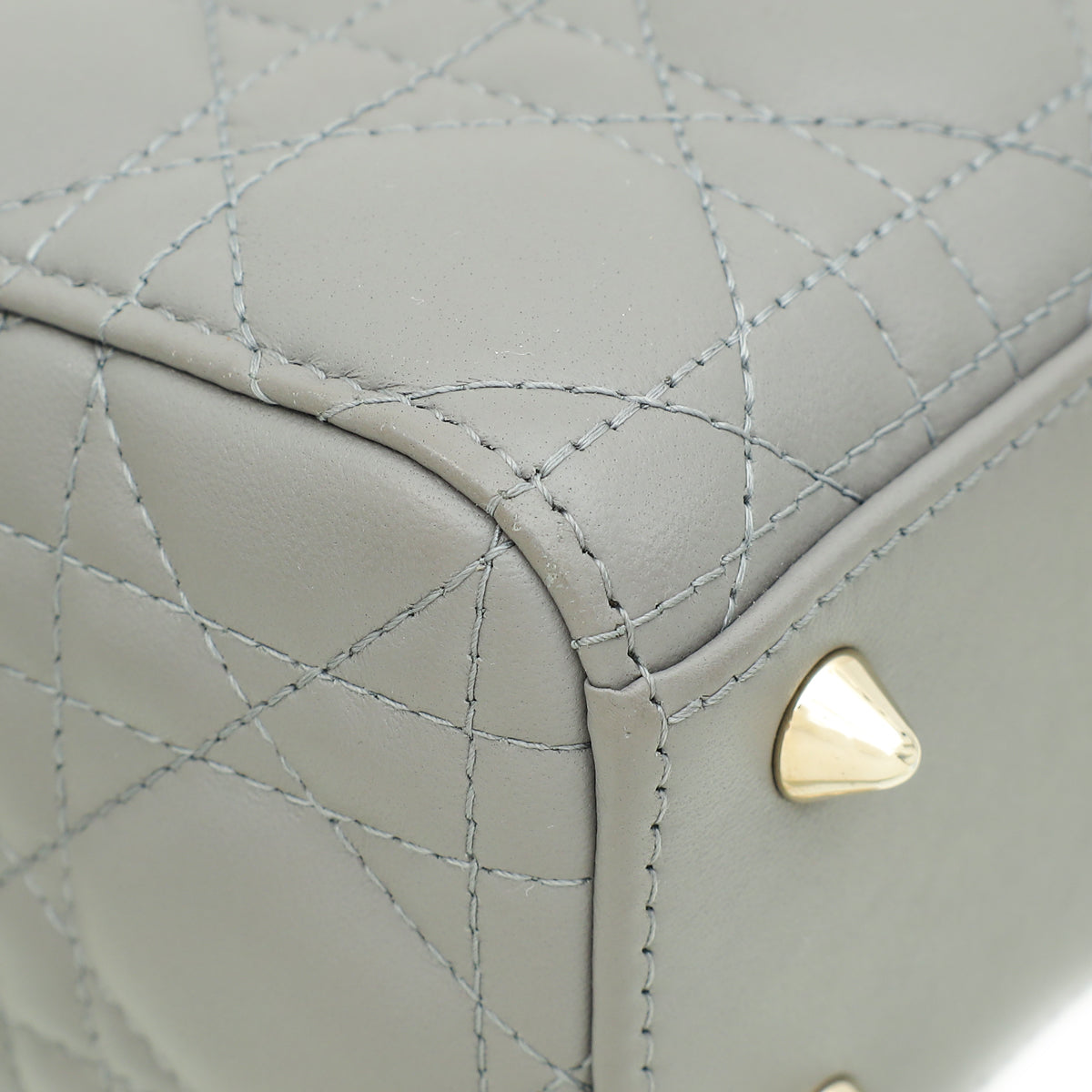 Christian Dior Grey Lady Dior My ABCDior Small Bag-Christian Dior-THE CLOSET