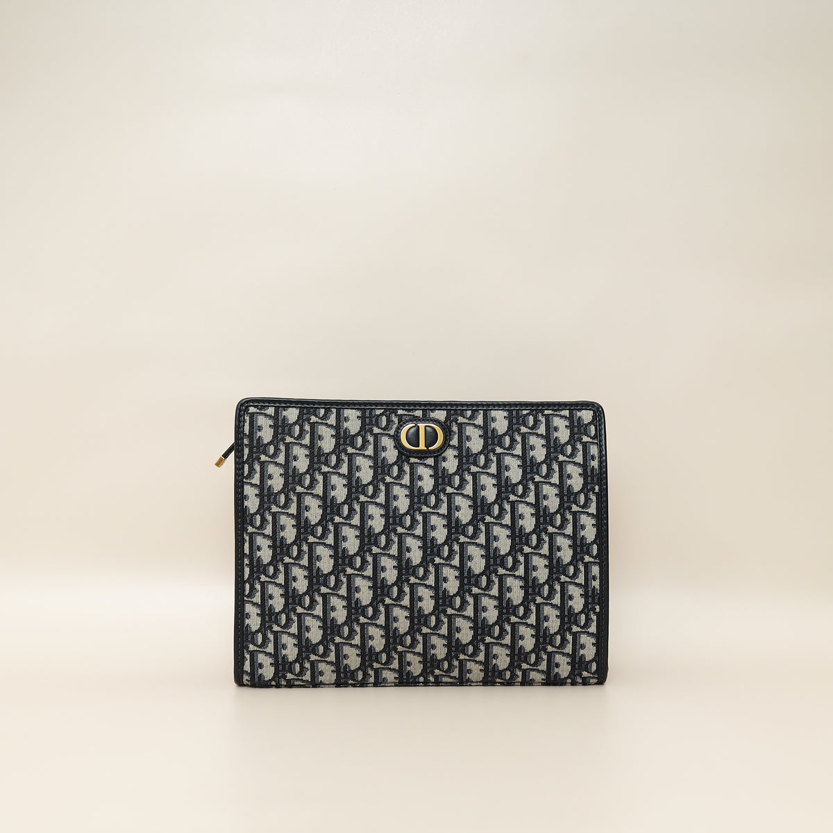 Christian Dior Navy Blue Oblique 30 Montaigne Dea Pouch-Christian Dior-THE CLOSET