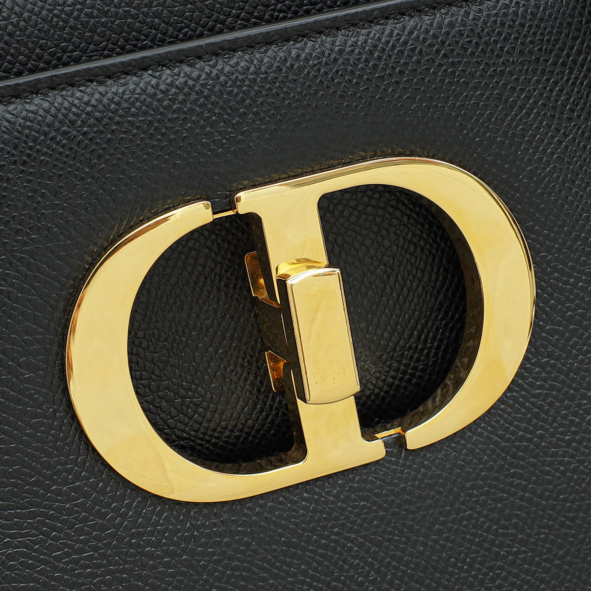 Christian Dior Black St. Honore Top Handle Tote Large Bag