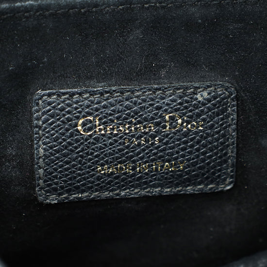 Christian Dior Black Mini Saddle Bag