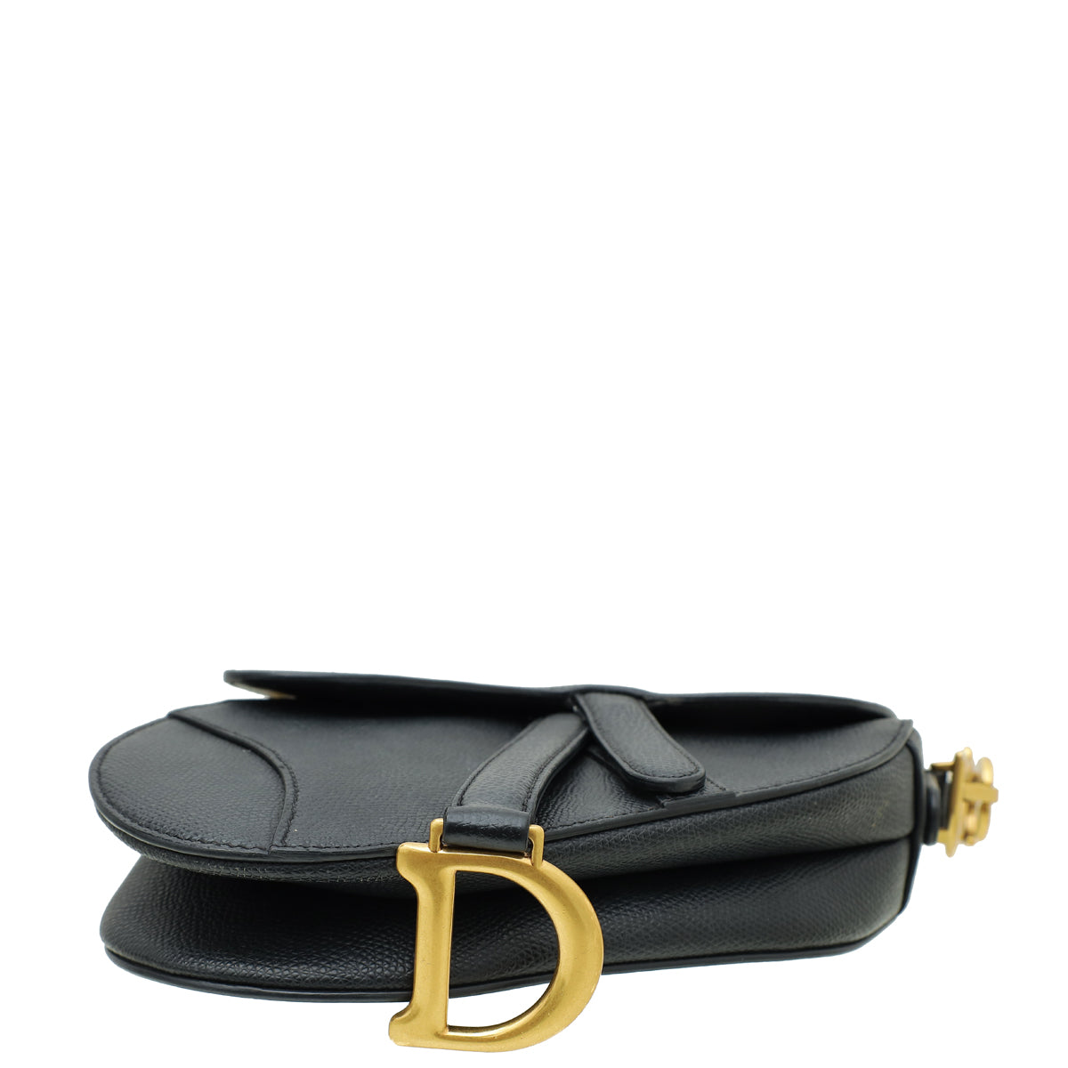 Christian Dior Black Mini Saddle Bag