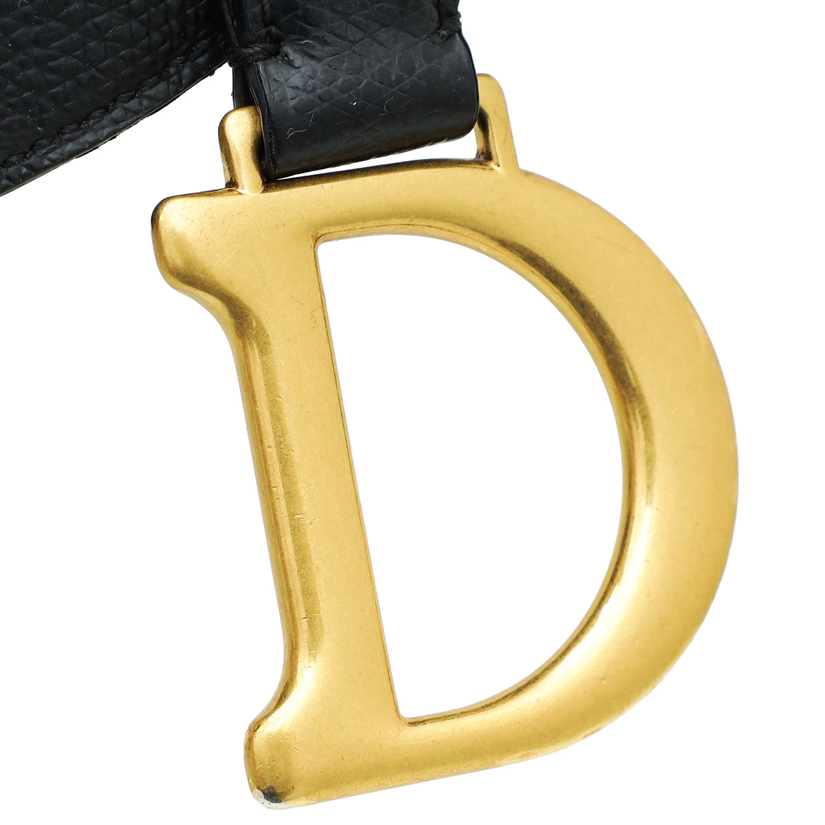 Christian Dior Black Mini Saddle Bag