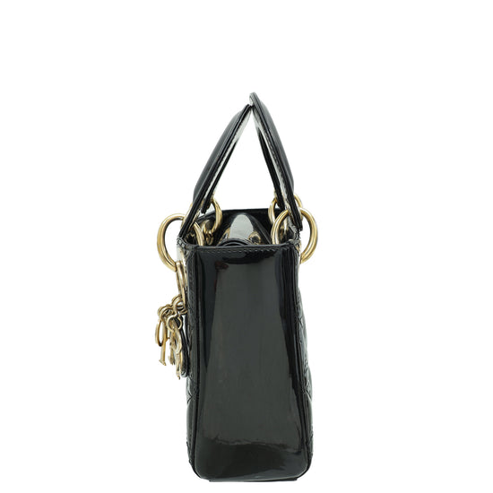 Christian Dior Black Mini Lady Dior Chain Bag