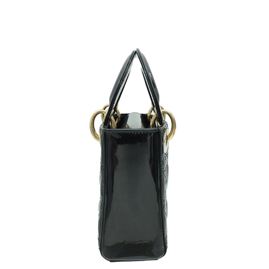 Christian Dior Black Mini Lady Dior Chain Bag