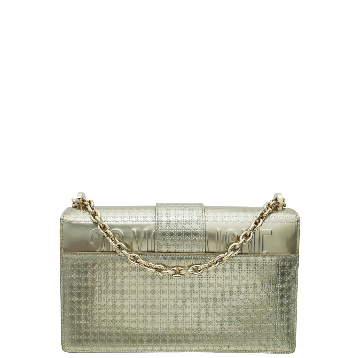 Christian Dior Champaign Microcannage 30 Montaigne Shoulder Bag-Christian Dior-THE CLOSET