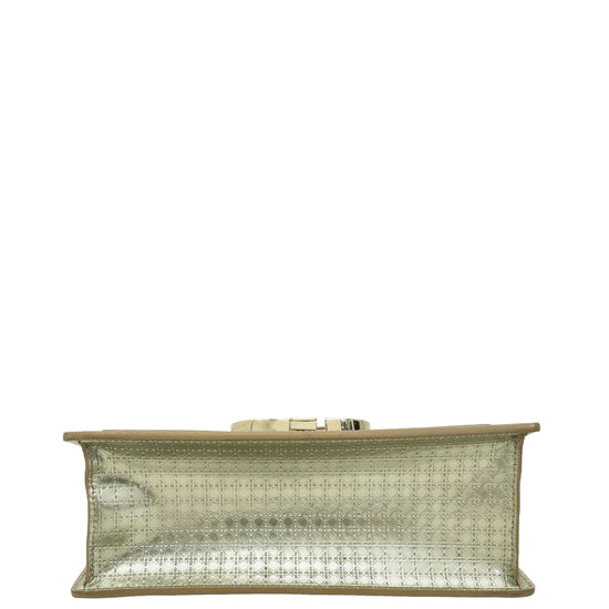 Christian Dior Champaign Microcannage 30 Montaigne Shoulder Bag