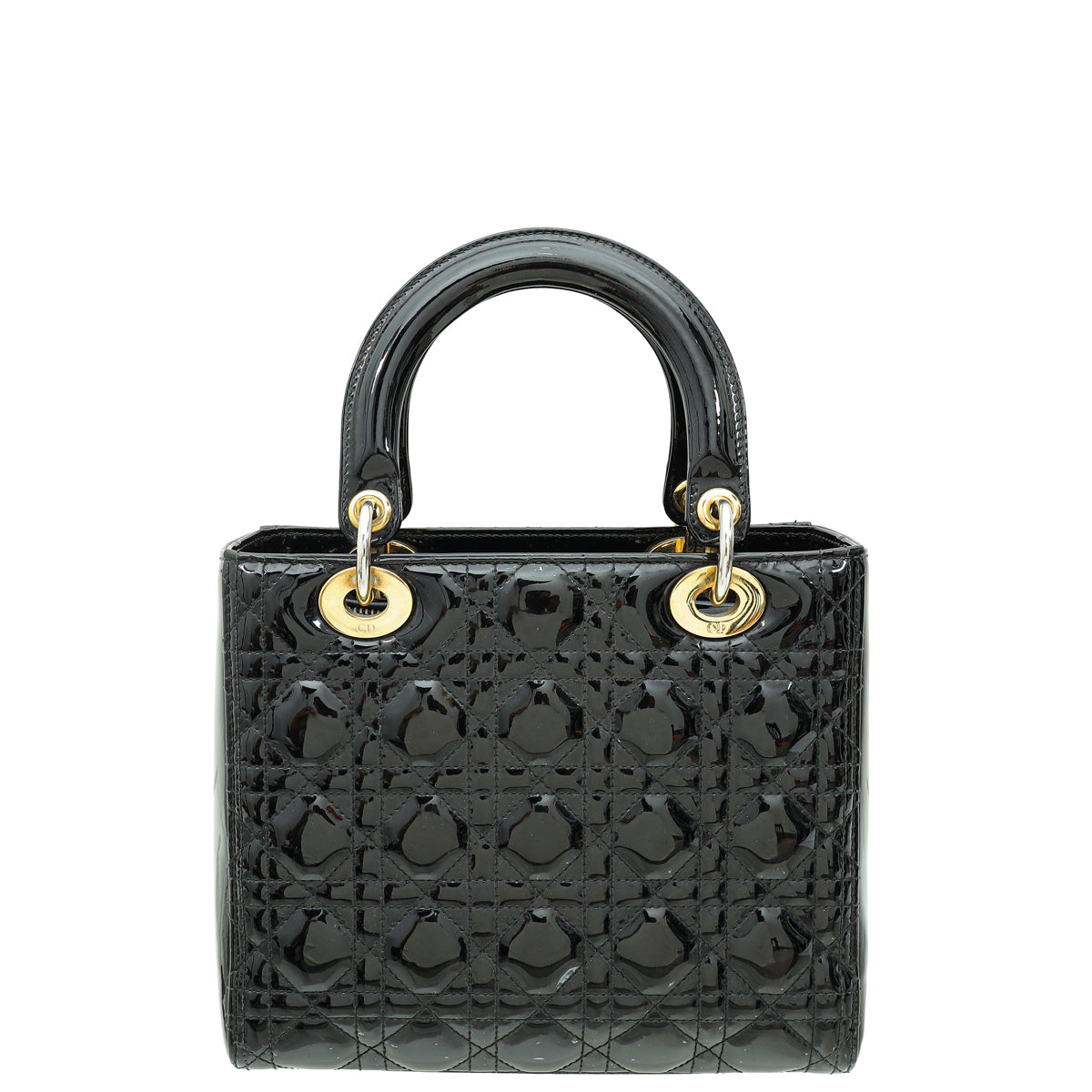 Christian Dior Black Lady Dior Medium Bag