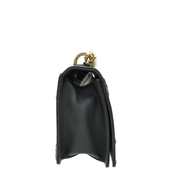 Christian Dior Black Diorama Medium Bag