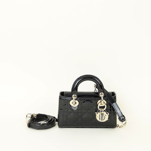Christian Dior Black Micro Lady D-Joy Bag
