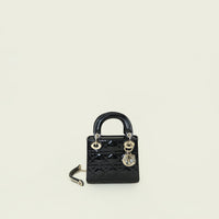 Christian Dior Black Chain Mini Lady Dior Bag