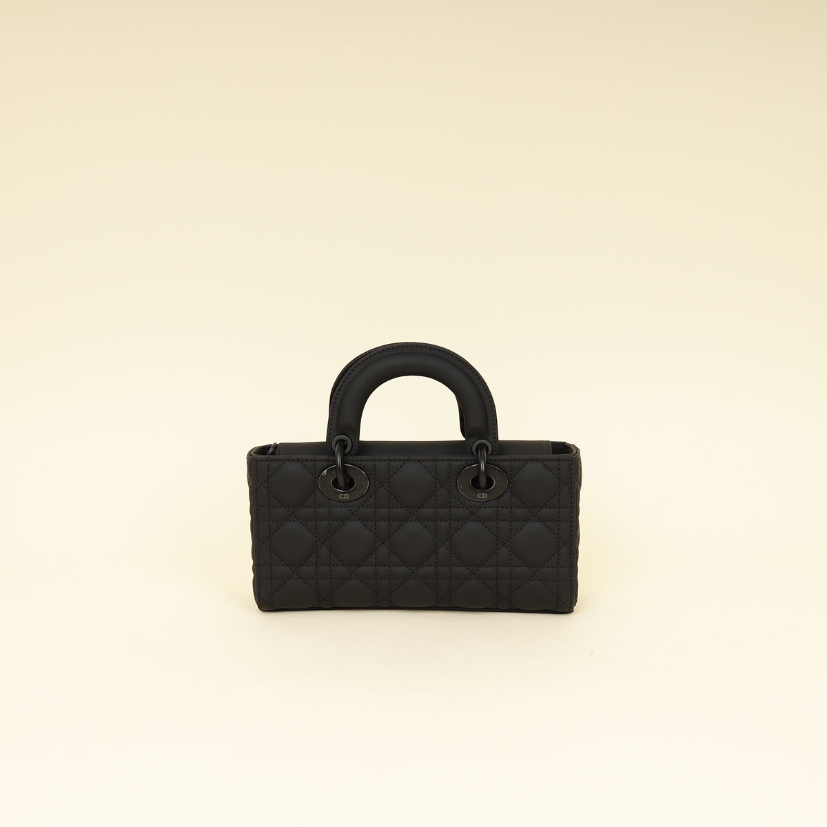 Christian Dior Black Ultramatte Cannage Lady D-Joy Small Bag-Christian Dior-THE CLOSET