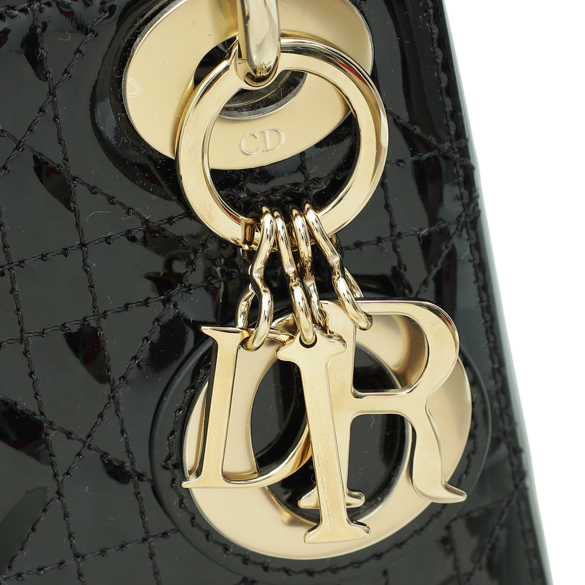 Christian Dior Black Mini Lady Dior Chain Bag