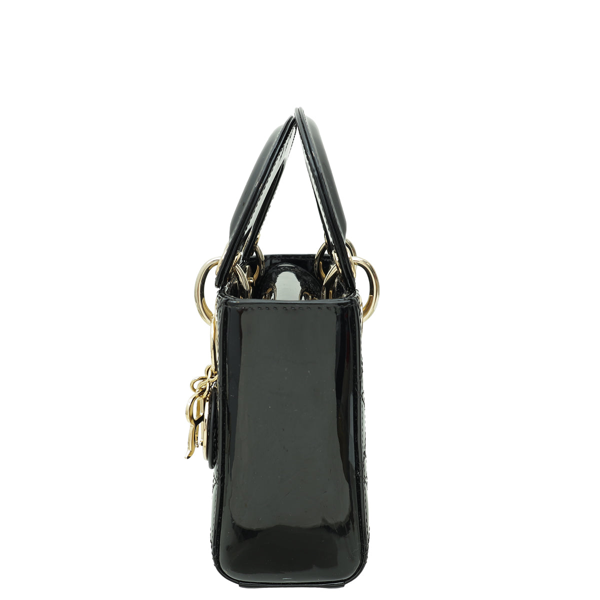 Christian Dior Black Mini Lady Dior Chain Bag