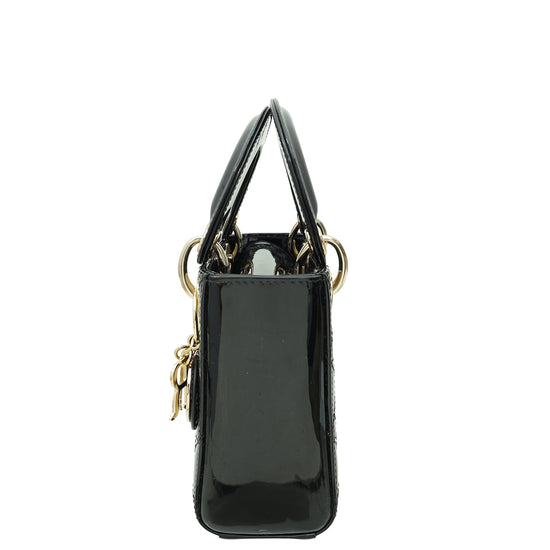 Christian Dior Black Mini Lady Dior Chain Bag