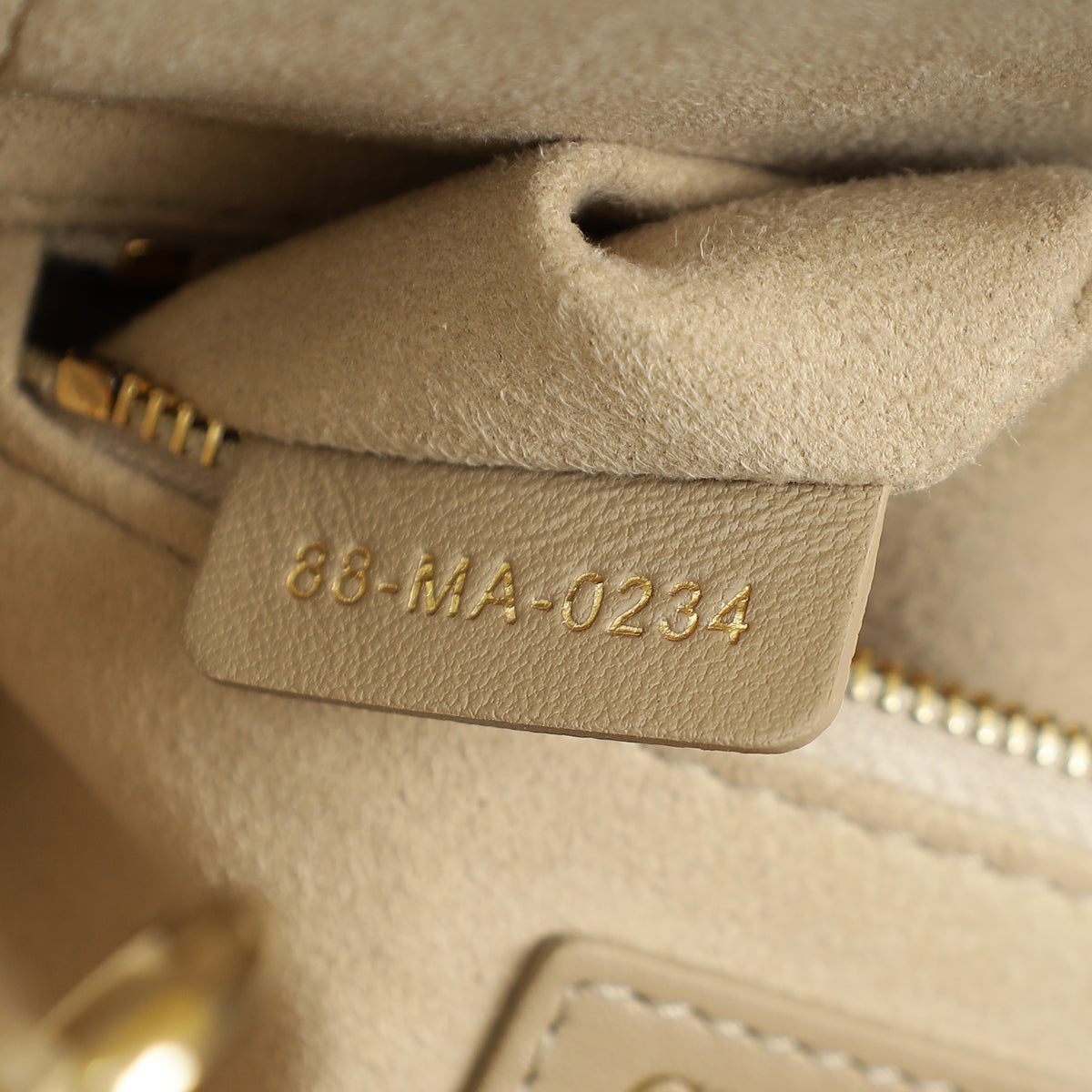 Christian Dior Beige Lady dior Mini Chain Bag