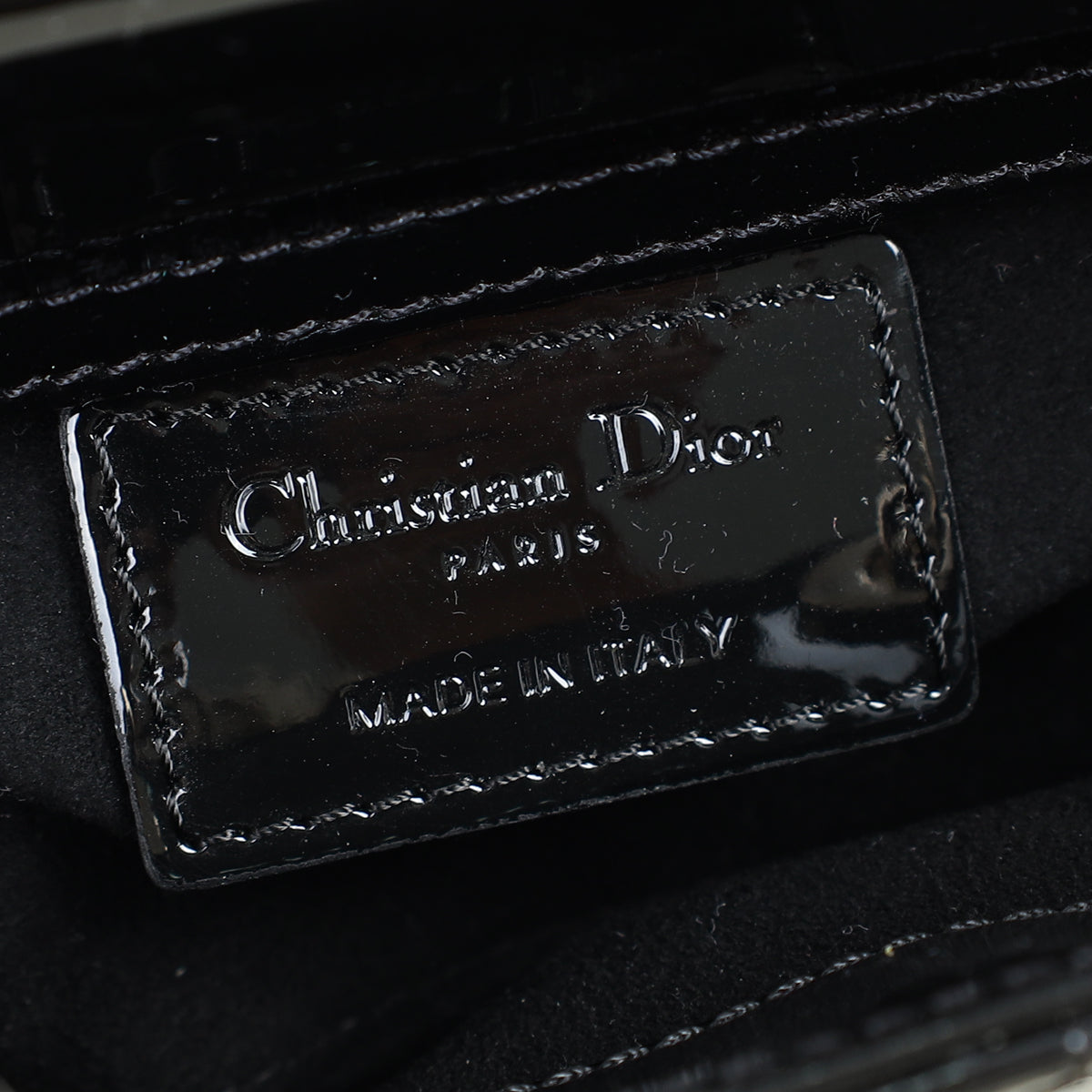 Christian Dior Black Lady D-Joy Micro Bag