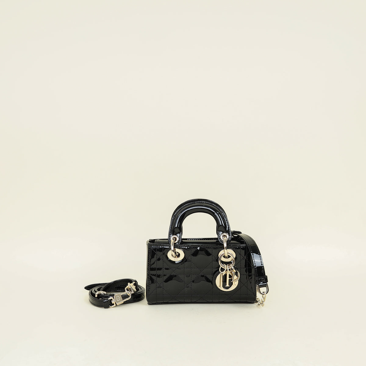 Christian Dior Black Lady D-Joy Micro Bag