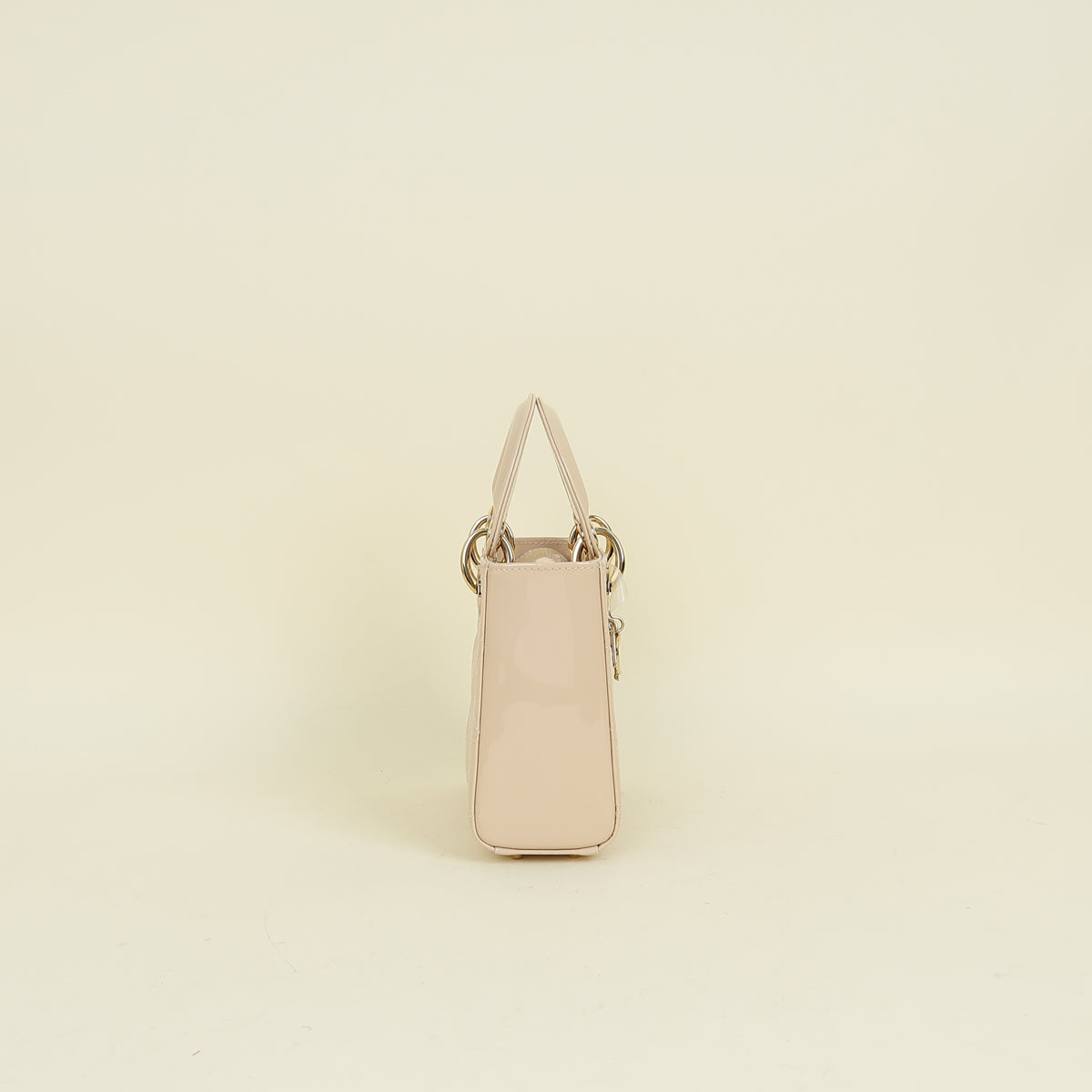 Christian Dior Beige Lady Dior Mini Chain Bag