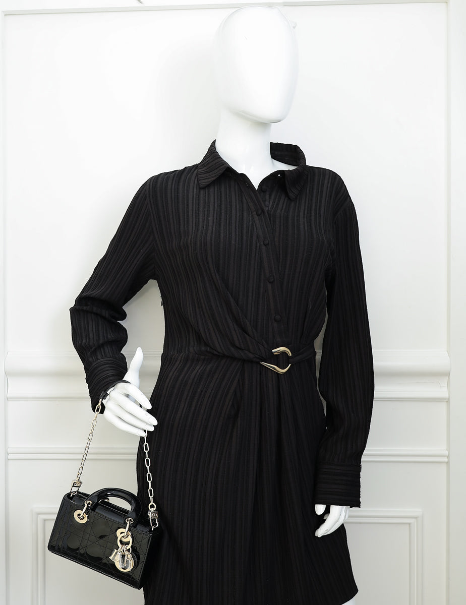 Christian Dior Black Lady D-Joy Micro Bag
