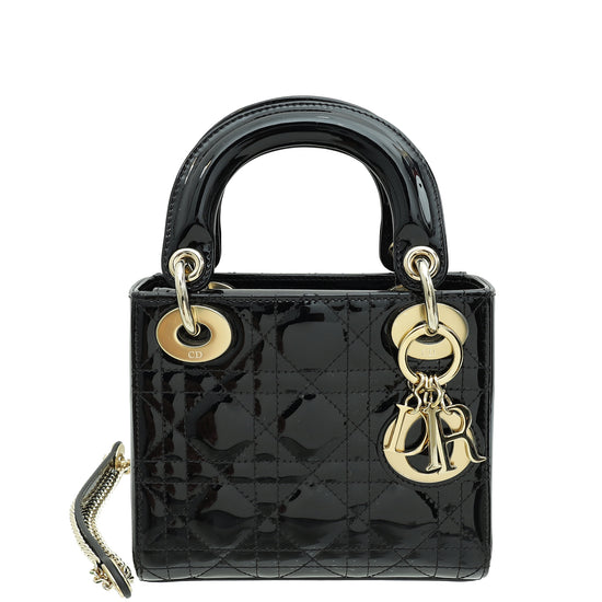 Christian Dior Black Mini Lady Dior Bag