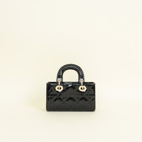 Christian Dior Black Micro Lady D-joy Bag