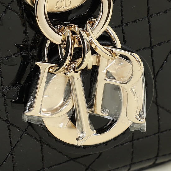 Christian Dior Black Micro Lady D-joy Bag