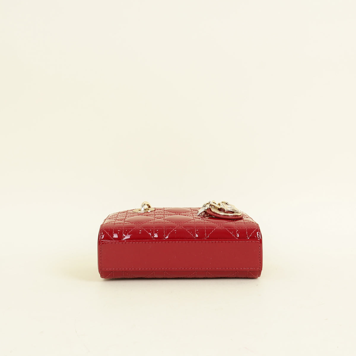 Christian Dior Cherry Red Micro Lady D-joy Bag